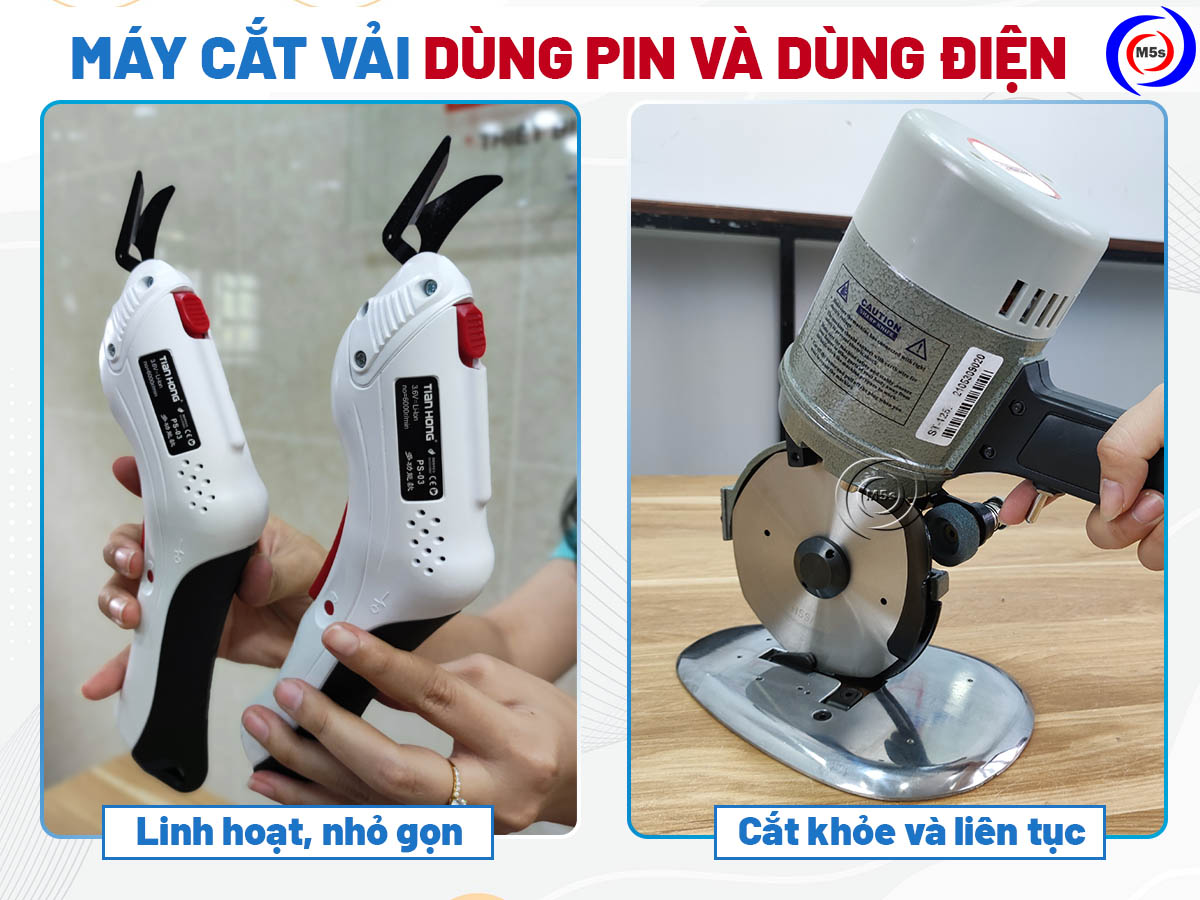 máy cắt vải dùng điện và máy cắt vải dùng pin máy cắt vải dùng điện và máy cắt vải dùng pin