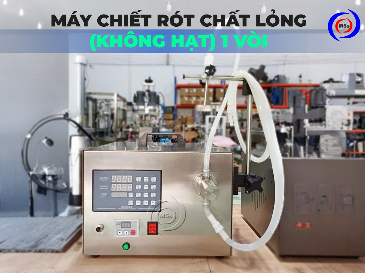 máy chiết rót chất lỏng 1 vòi CR6 máy chiết rót chất lỏng 1 vòi CR6