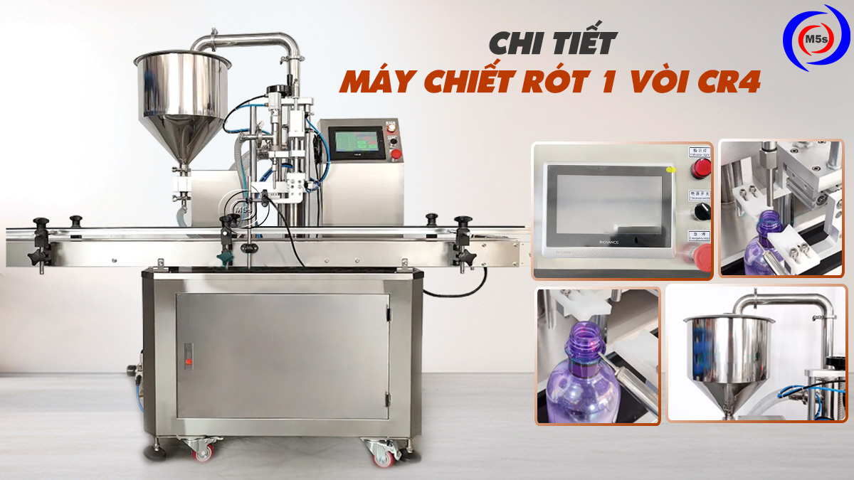Chi tiết máy chiết rót tự động cr4