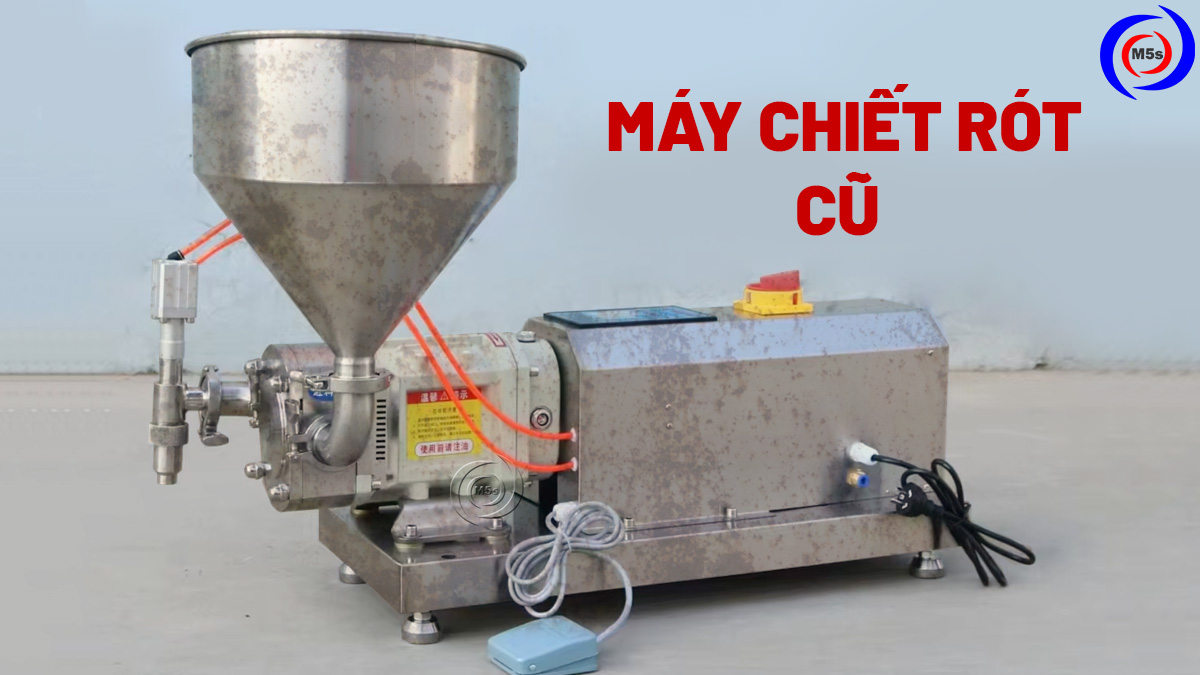 Máy chiết rót cũ