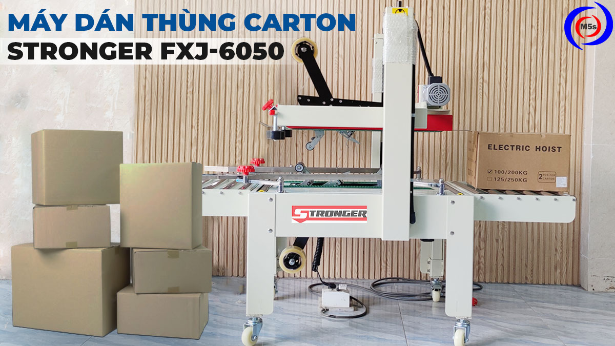 Máy dán thùng Stronger FXJ-6050 Máy dán thùng Stronger FXJ-6050