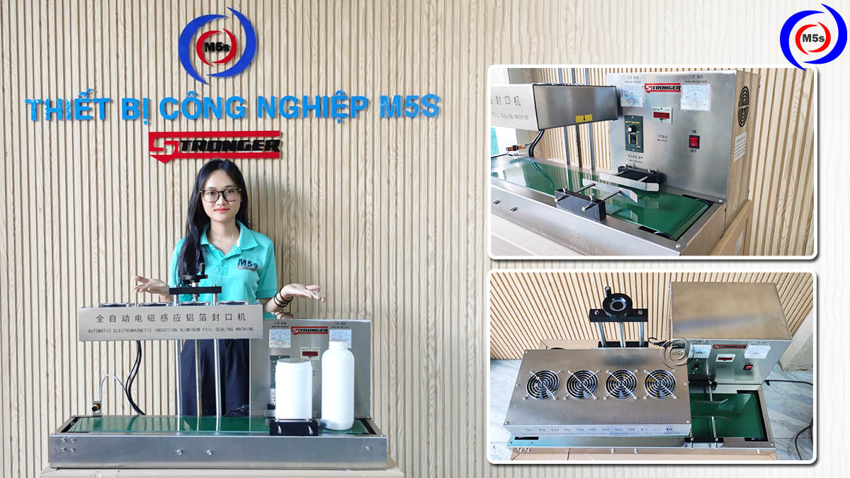 Máy dán màng seal LGYF-2100B Stronger tại kho M5s