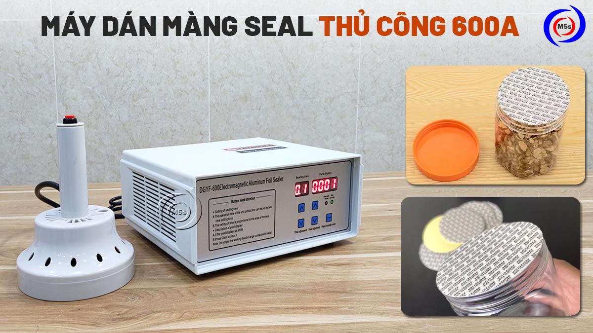 máy dán màng seal thủ công 600A máy dán màng seal thủ công 600A