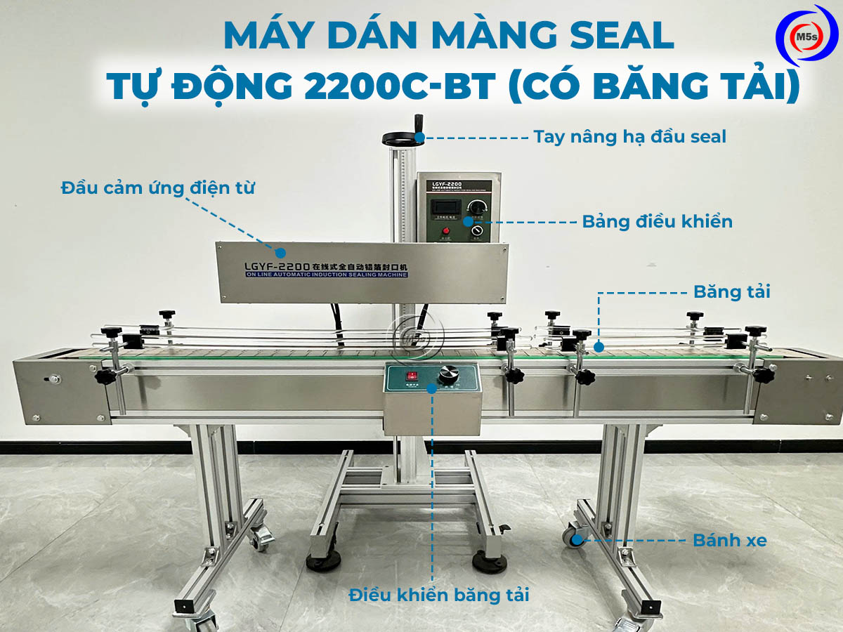 máy dán màng seal tự động 2200C-BT