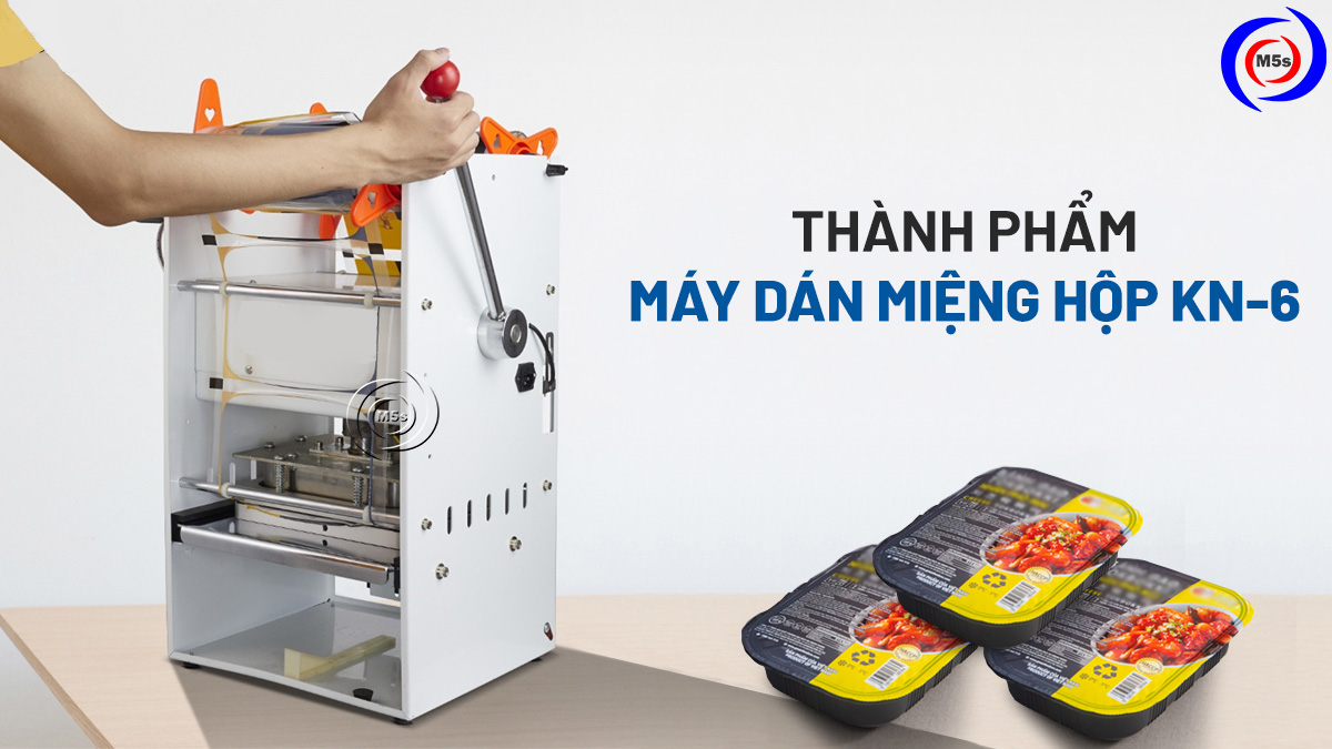 Máy dán miệng hộp KN-6 Máy dán miệng hộp KN-6