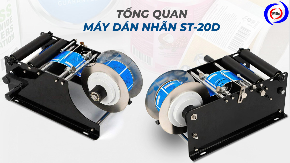 Tổng quan máy dán tem nhãn thủ công ST-20D Tổng quan máy dán tem nhãn thủ công ST-20D