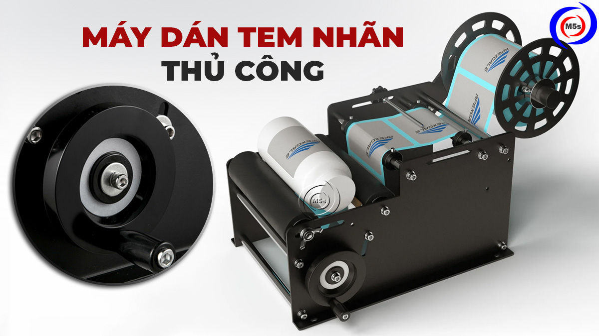 Máy dán tem nhãn thủ công