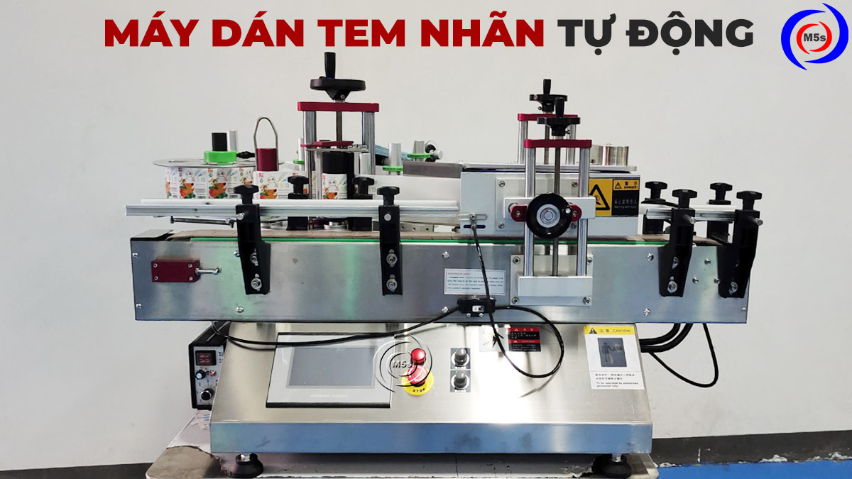 Máy dán tem nhãn tự động