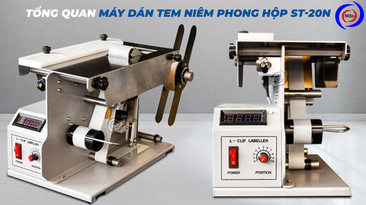 tổng quan máy dán tem niêm phong ST-20N tổng quan máy dán tem niêm phong ST-20N