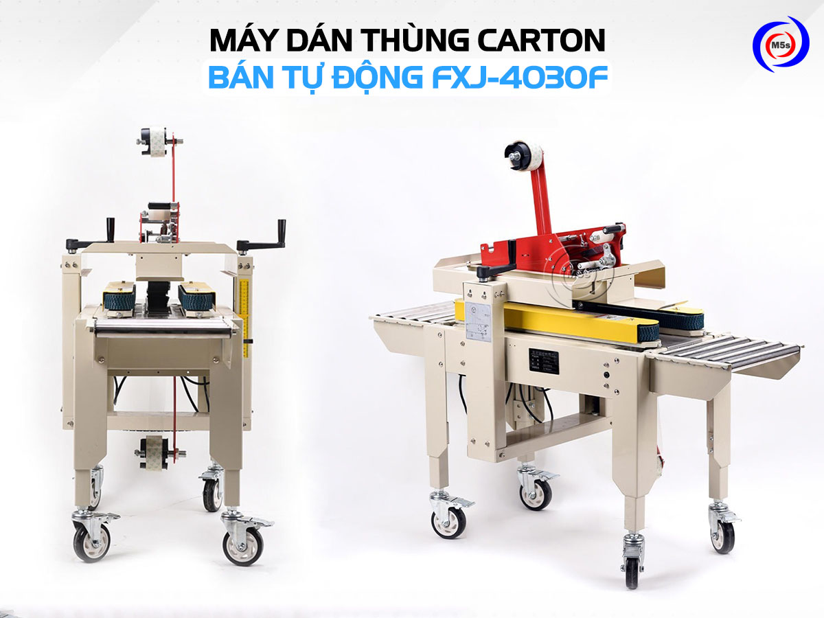 Máy dán băng keo thùng carton FXJ-4030F