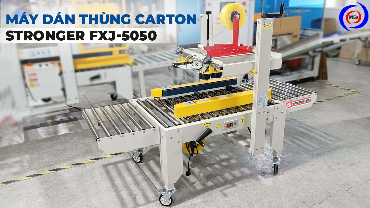 Máy dán thùng carton Stronger FXJ-5050 Máy dán thùng carton Stronger FXJ-5050