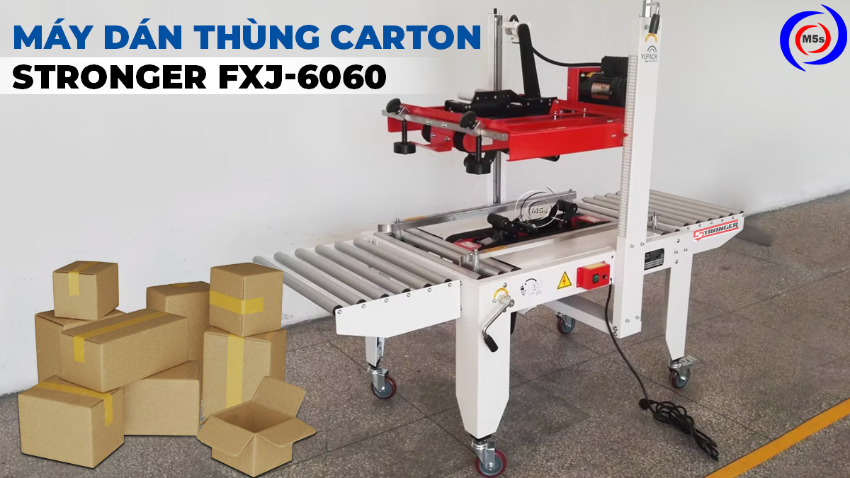 Máy dán keo thùng carton Stronger FXJ-6060