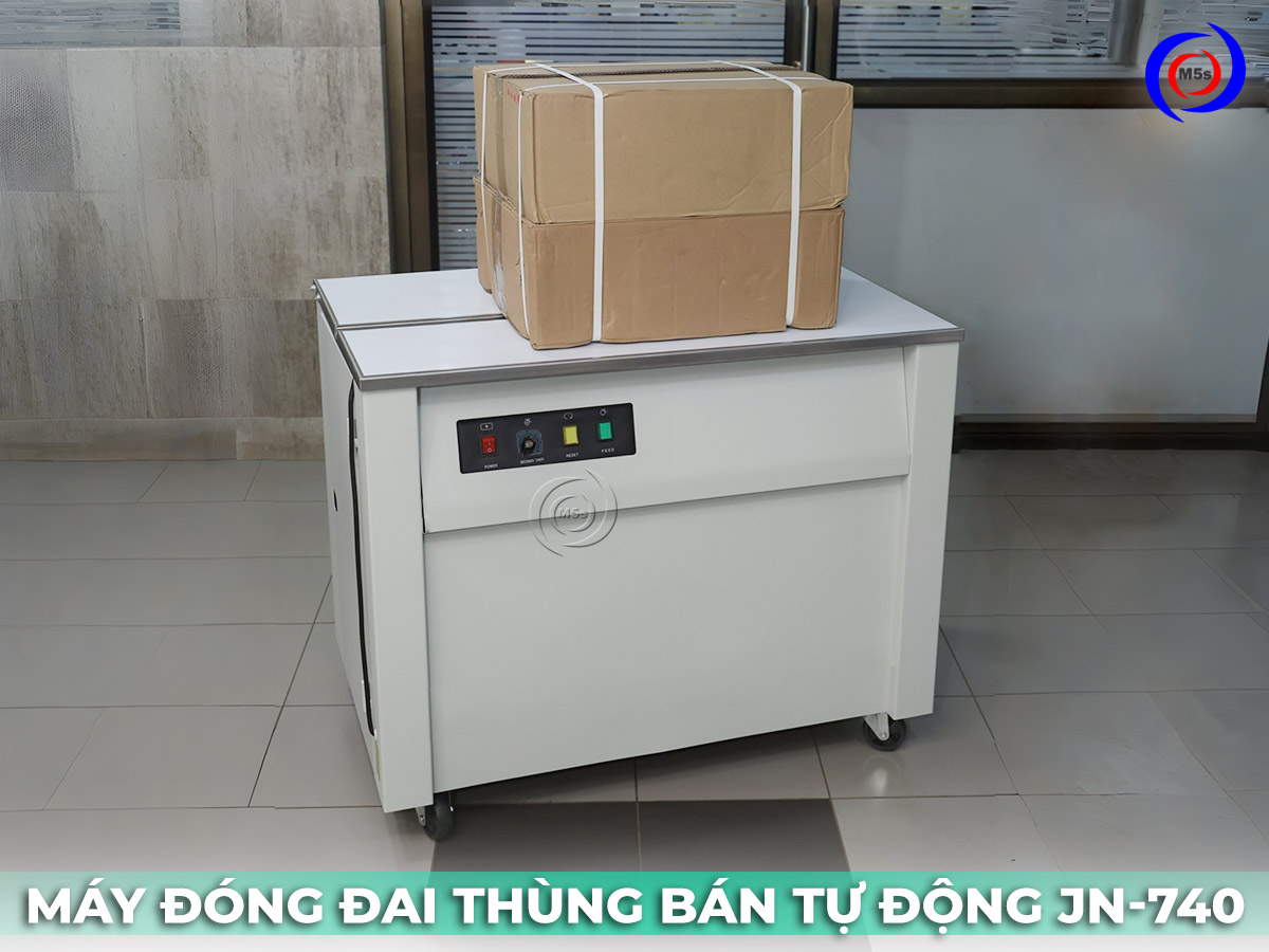 máy đóng đai thùng carton JN-740