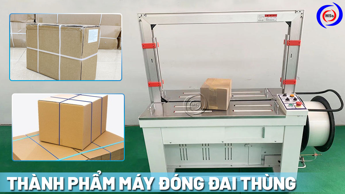 thành phẩm máy đóng đai thùng thành phẩm máy đóng đai thùng