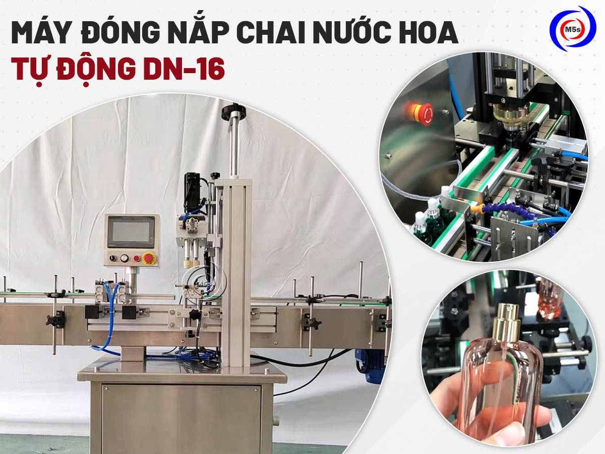 máy đóng nắp chai nước hoa DN-16