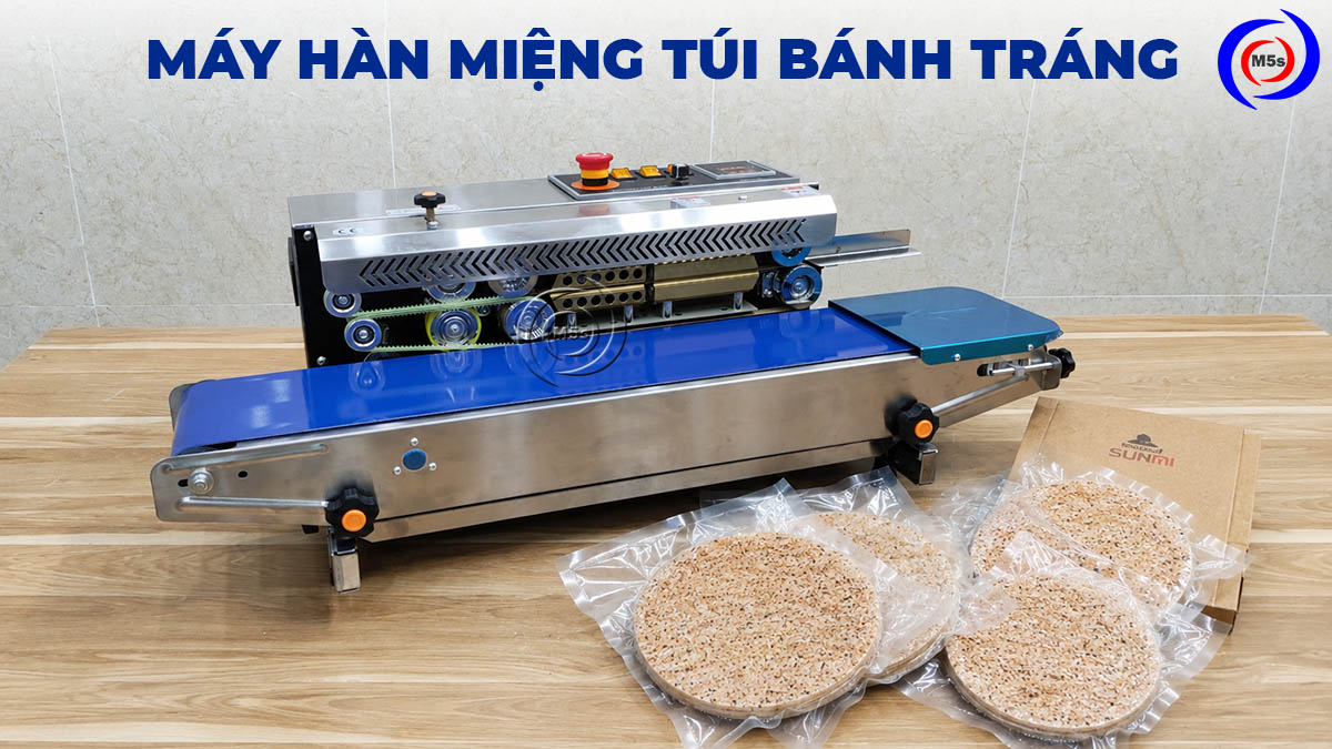 Máy hàn miệng túi bánh tráng Máy hàn miệng túi bánh tráng