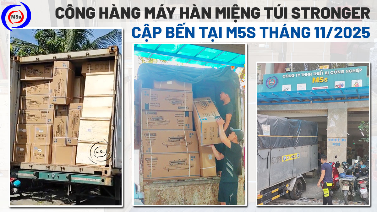 Máy hàn túi có in date FRB-810 tại công ty M5s Máy hàn túi có in date FRB-810 tại công ty M5s