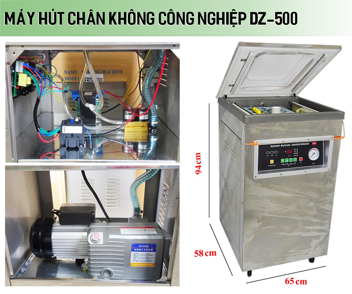 Máy hút chân kông công nghiệp DZ-500 Máy hút chân kông công nghiệp DZ-500