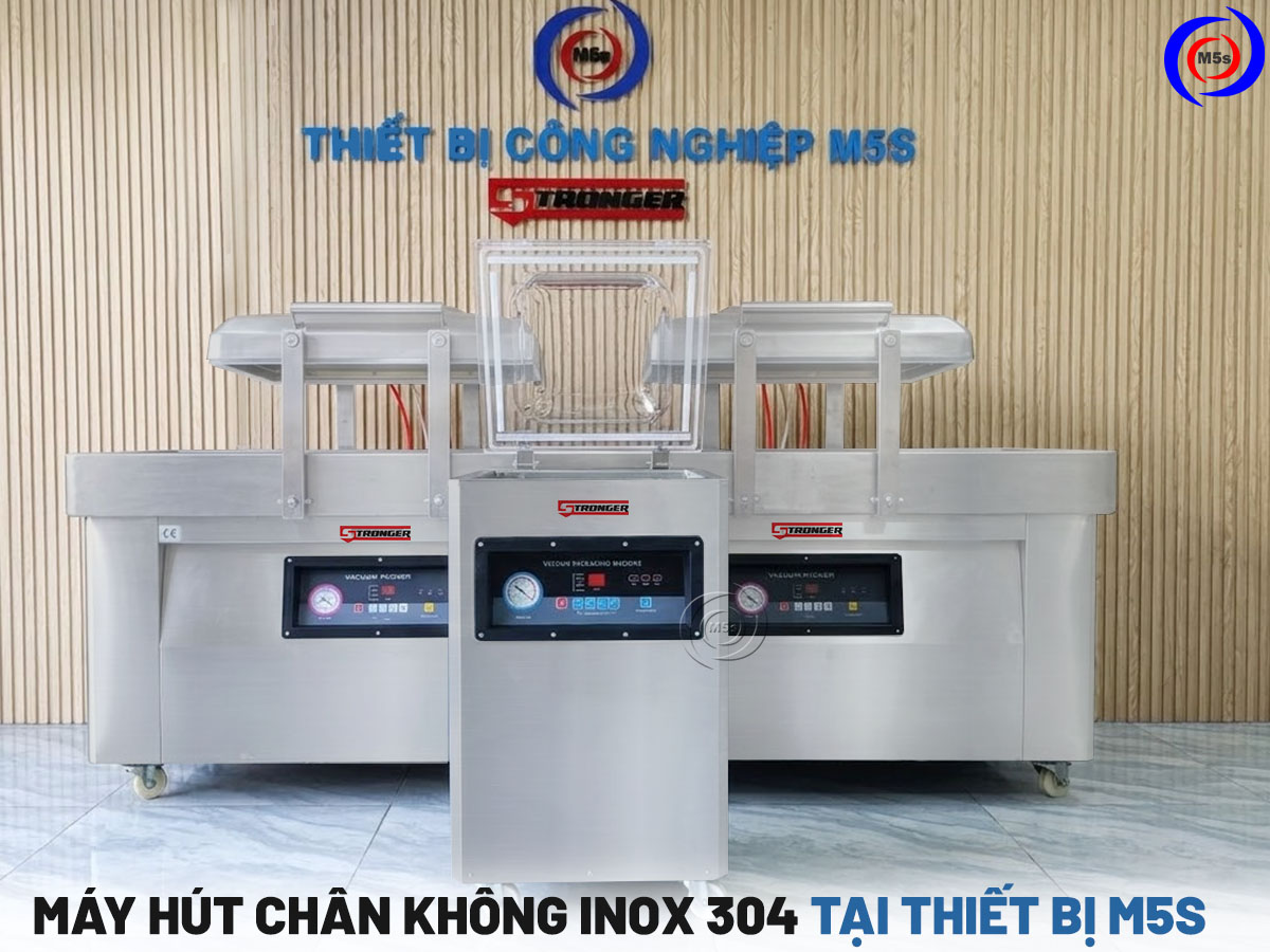 máy hút chân không công nghiệp inox 304 máy hút chân không công nghiệp inox 304