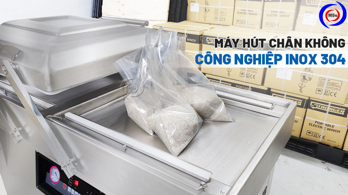 máy hút chân không công nghiệp inox 304 máy hút chân không công nghiệp inox 304