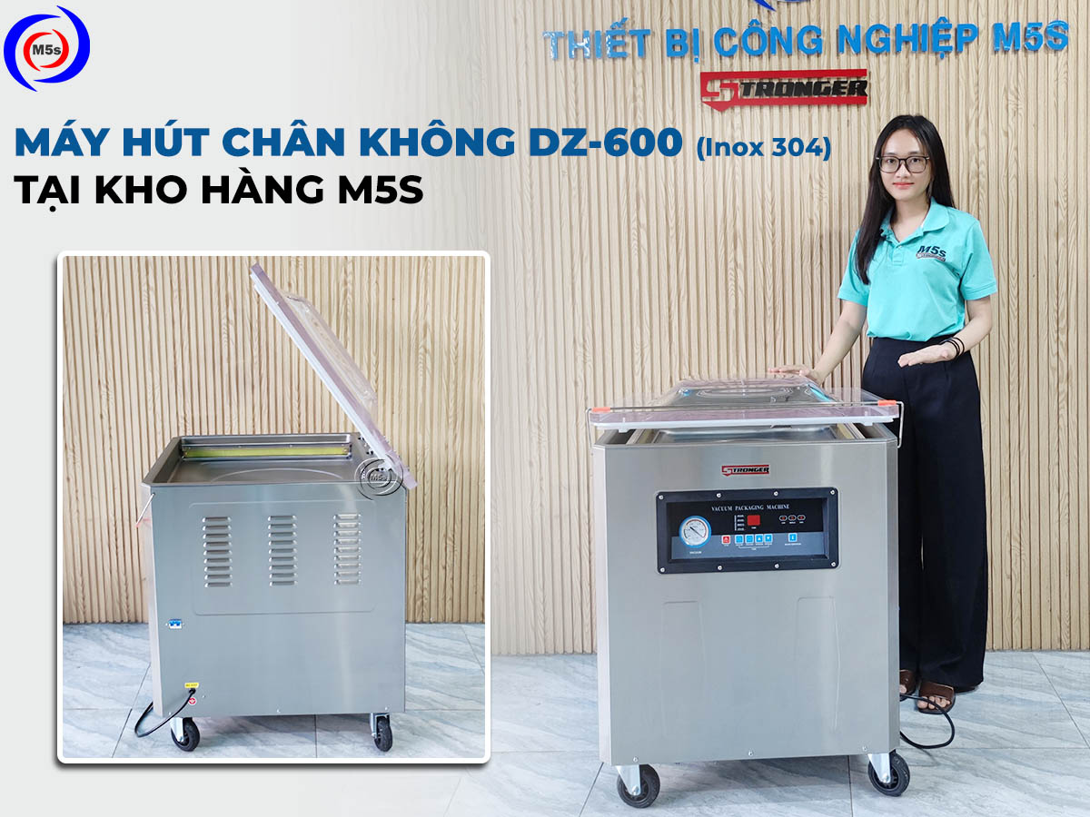máy hút chân không Stronger DZ-600 inox 304 tại M5s máy hút chân không Stronger DZ-600 inox 304 tại M5s