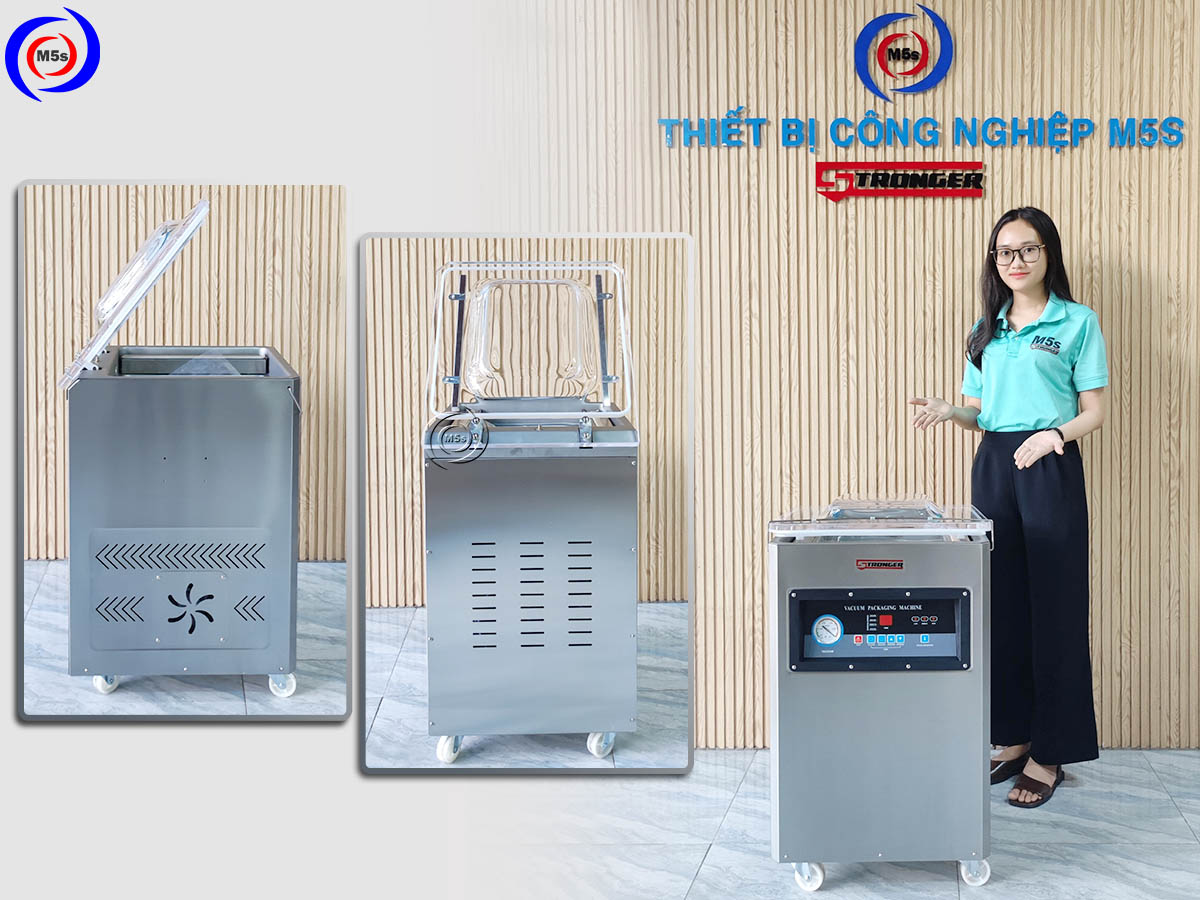 Máy hút chân không công nghiệp Stronger DZ-400 inox 304 Máy hút chân không công nghiệp Stronger DZ-400 inox 304
