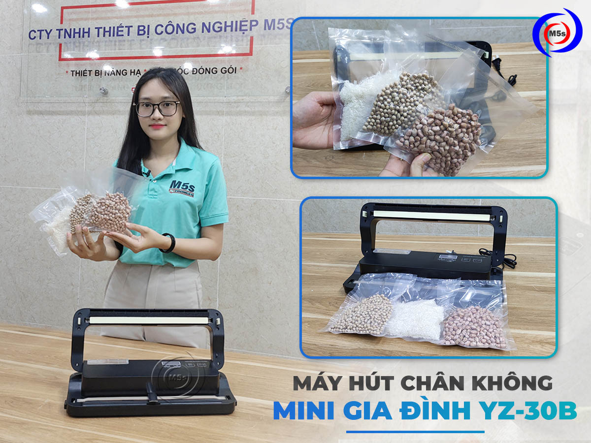 máy hút chân không mini gia đình YZ-30B tại Thiết bị M5s