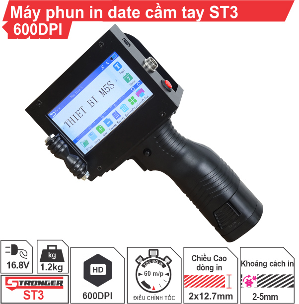 Máy in phun date cầm tay ST3