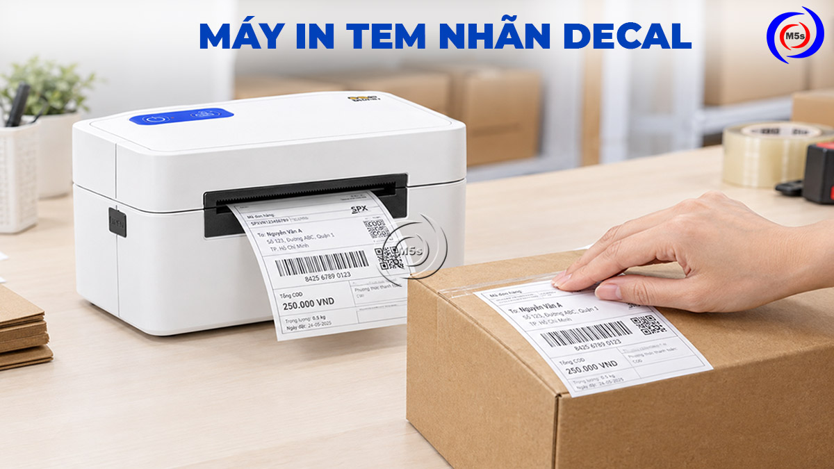 máy in tem nhãn decal