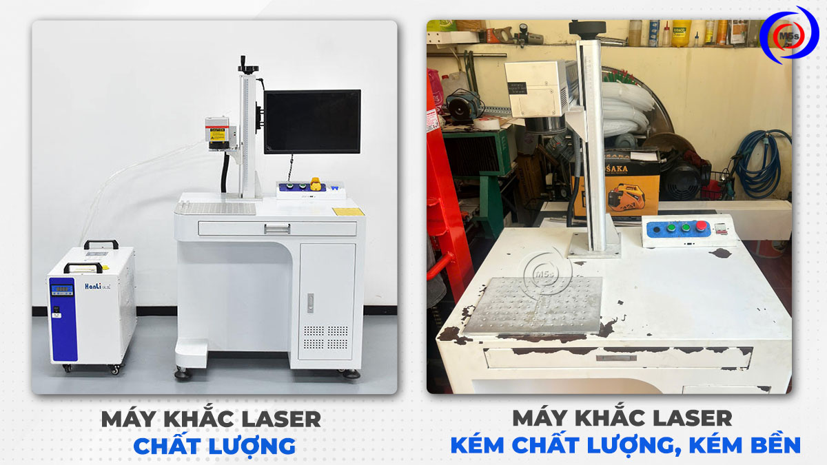 Máy khắc laser chất lượng và kém chất lượng Máy khắc laser chất lượng và kém chất lượng