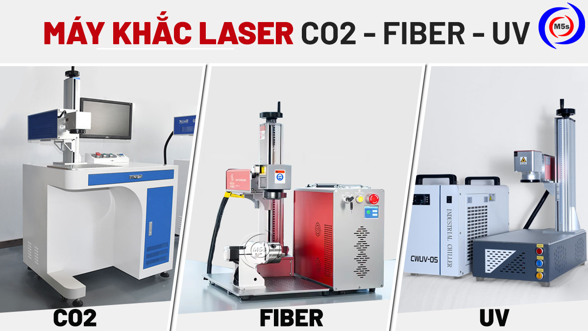 Máy khắc laser công nghệ CO2, FIBER, UV