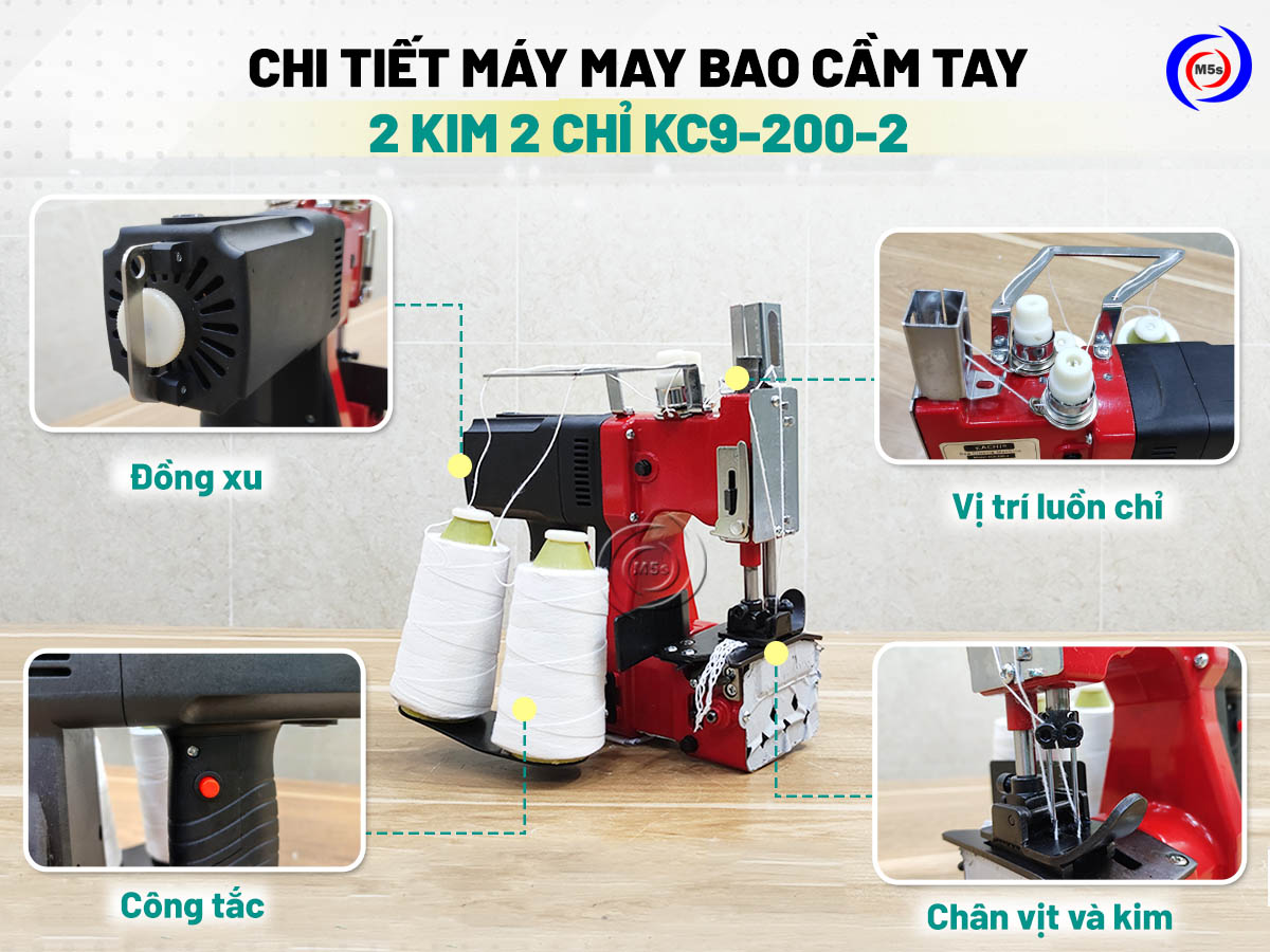 máy may bao cầm tay Kachi KC9-200-02