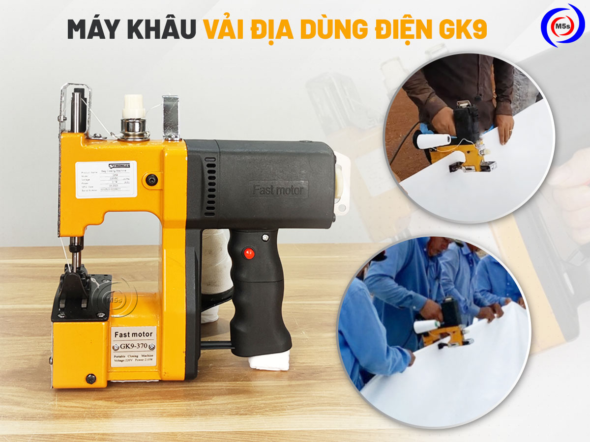 Máy may vải địa kỹ thuật dùng điện