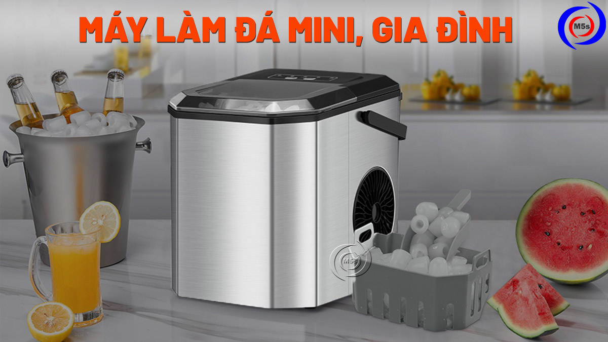 Máy làm đá mini gia đình Máy làm đá mini gia đình