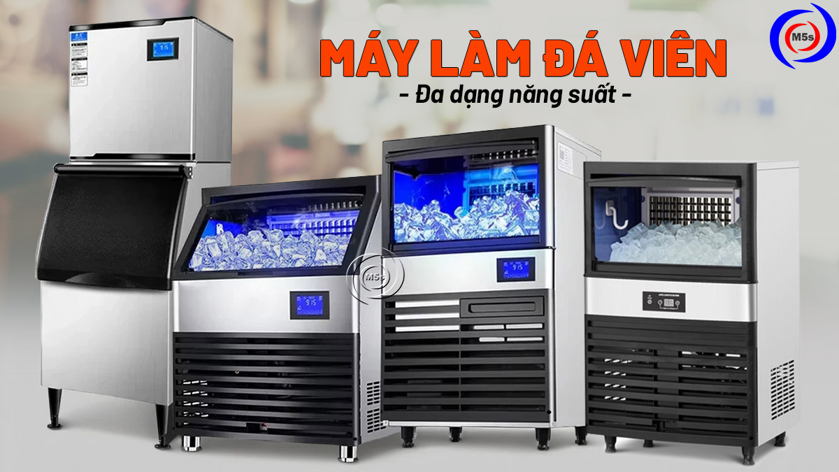 Máy làm đá viên đa dạng năng suất Máy làm đá viên đa dạng năng suất
