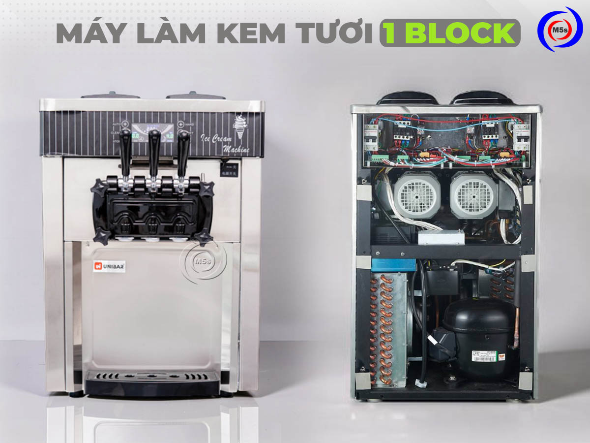 Máy làm kem tươi 1 block