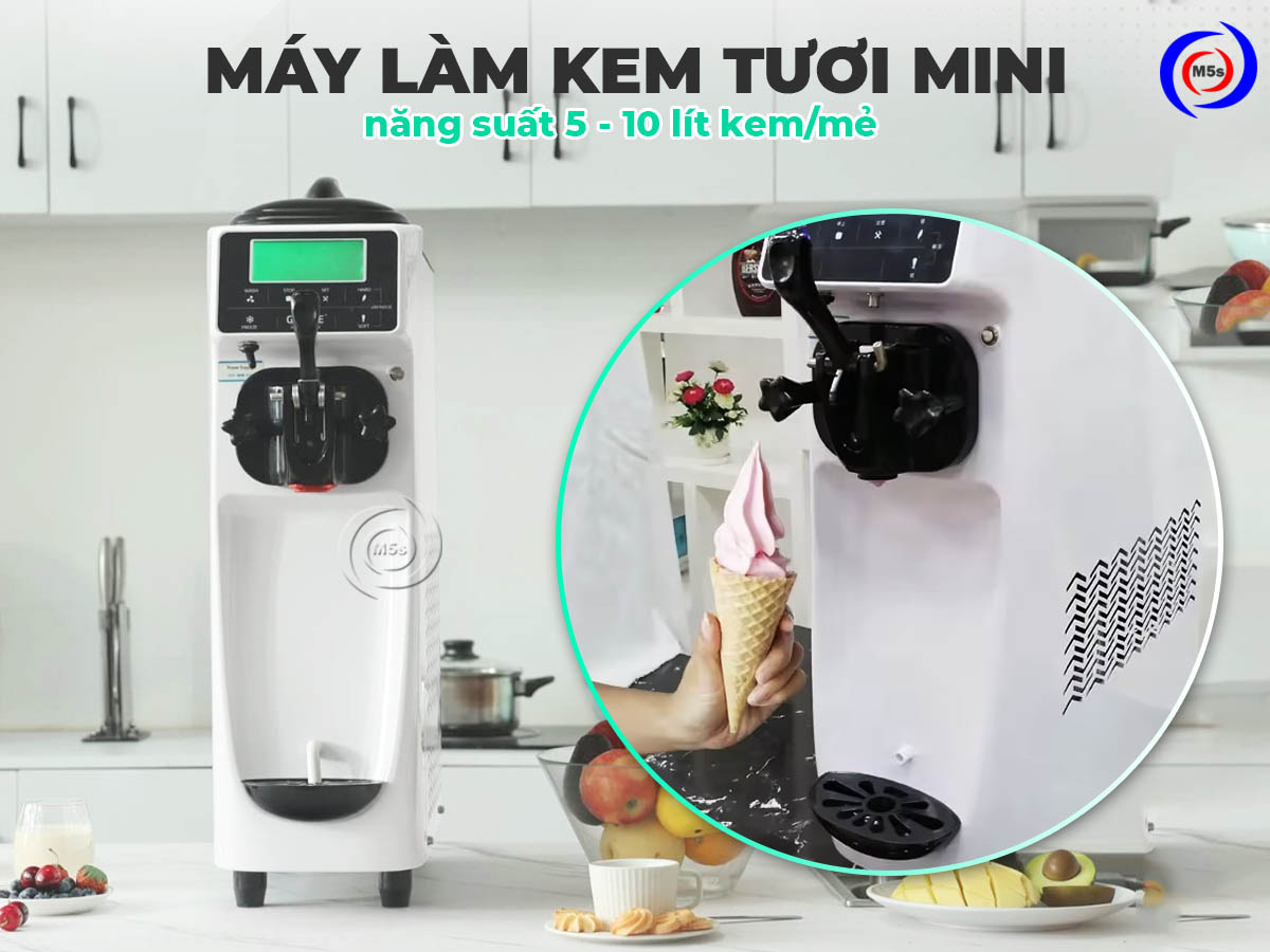 Máy làm kem tươi mini Máy làm kem tươi mini
