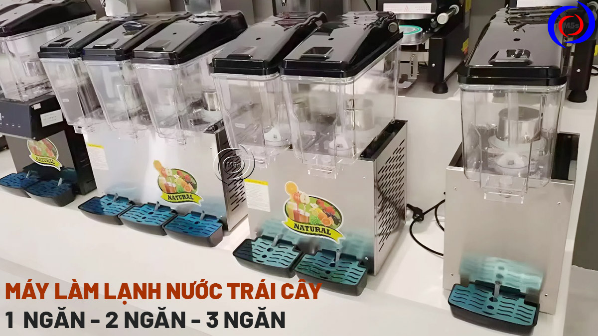 máy làm lạnh nước trái cây 1 ngăn, 2 ngăn, 3 ngăn