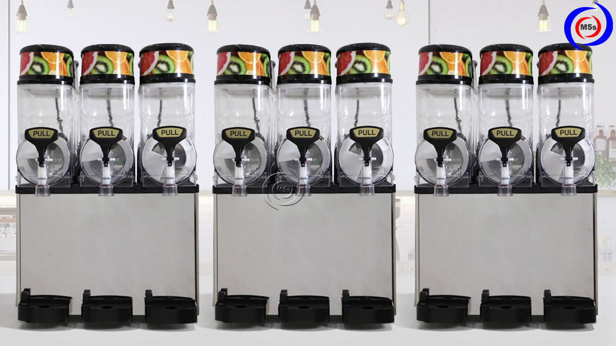 máy làm lạnh nước trái cây 3 ngăn STM-420