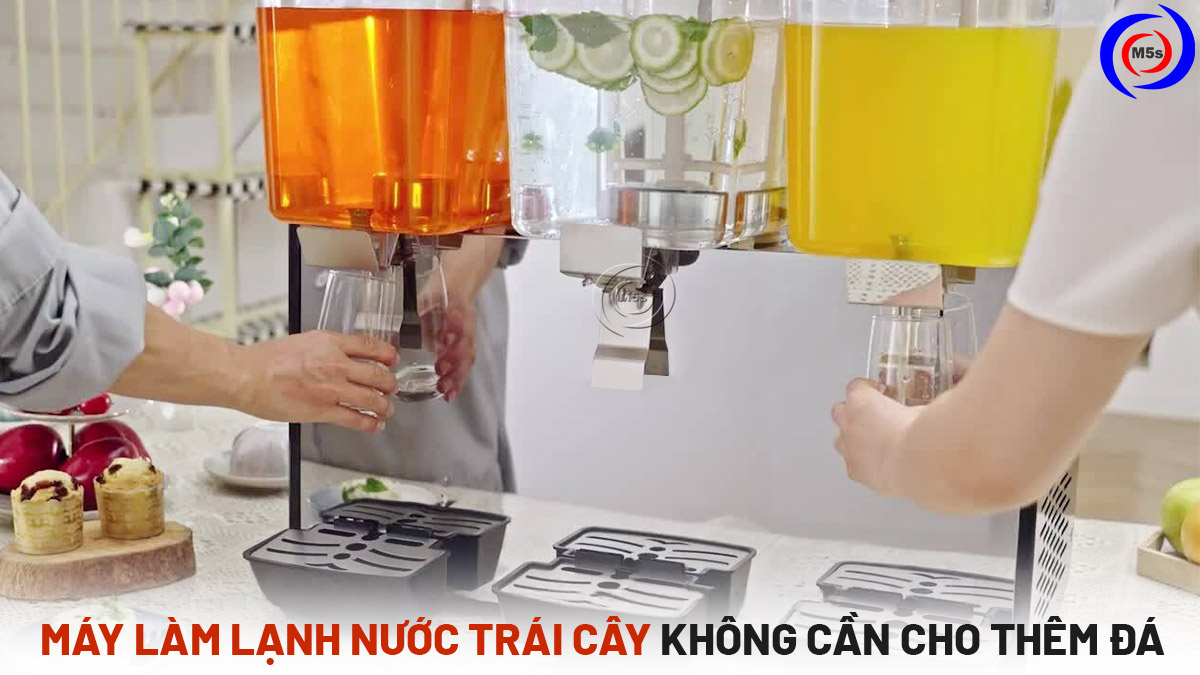 máy làm lạnh nước trái cây không cần thêm đá