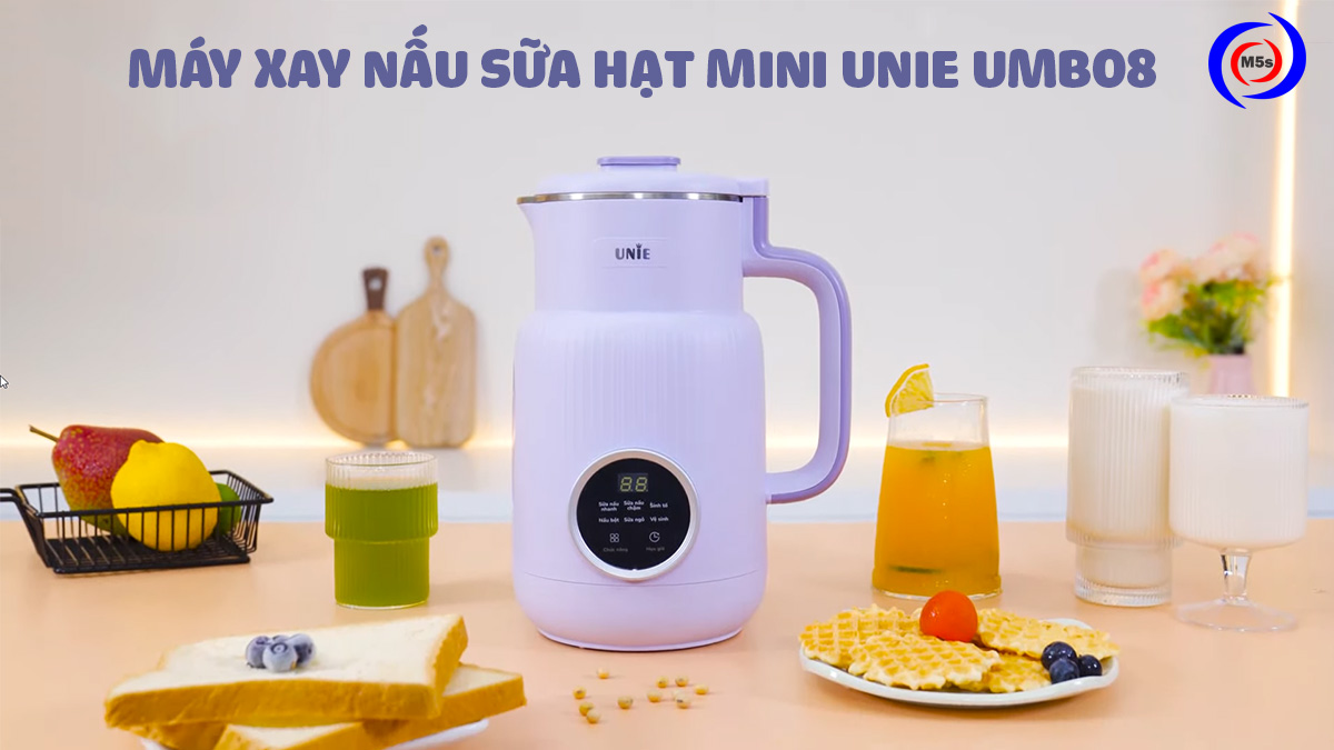 Máy nấu sữa hạt mini Unie UMB08