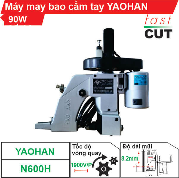 Máy may bao cầm tay Yaohan N600H Máy may bao cầm tay Yaohan N600H