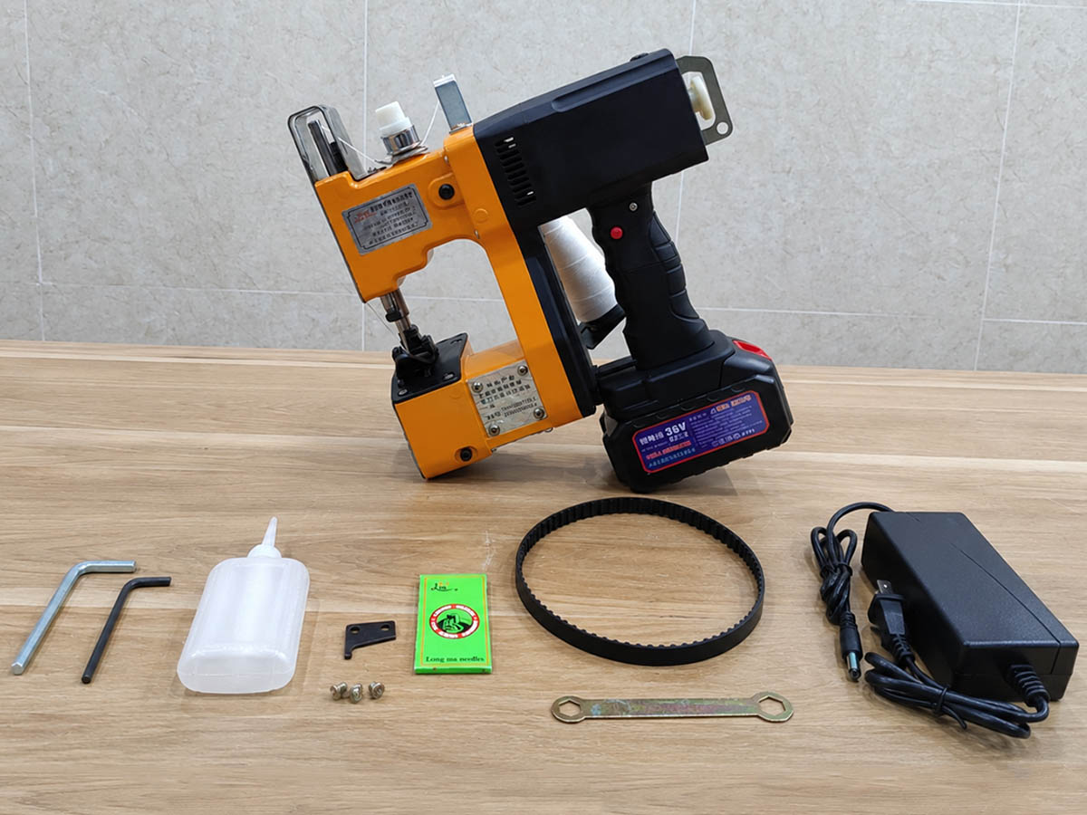 máy may bao chạy pin Gk9-370 và phụ kiện đi kèm