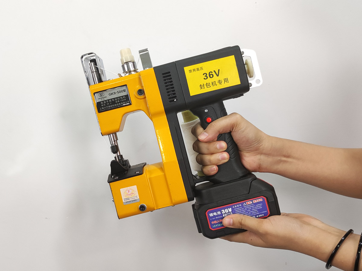 máy may bao chạy pin gk9-500 Stronger