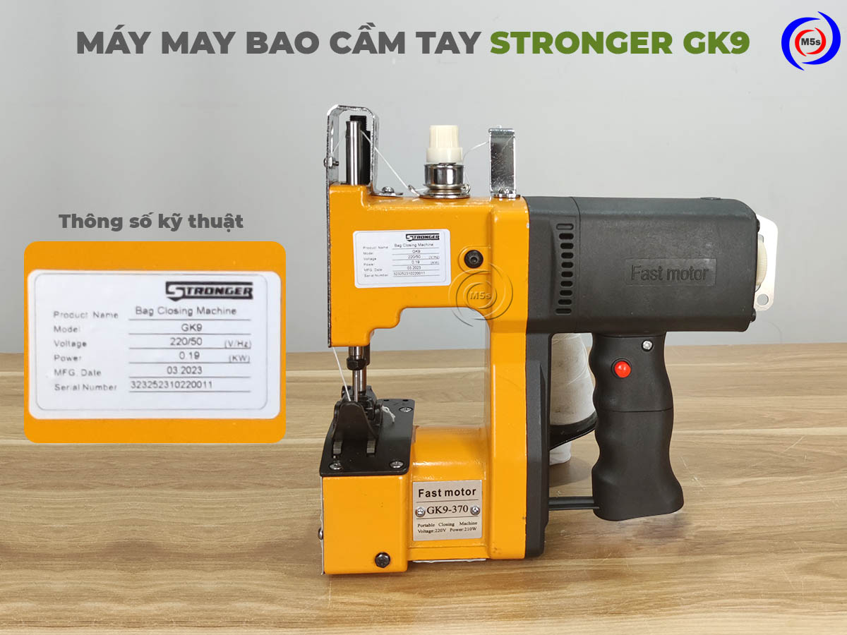 máy may bao cầm tay Stronger GK9
