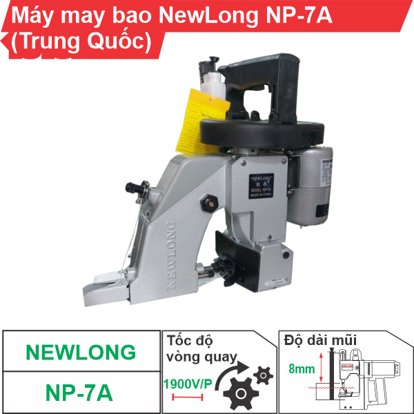 Máy may bao cầm tay NP-7A (Trung Quốc) Máy may bao cầm tay NP-7A (Trung Quốc)