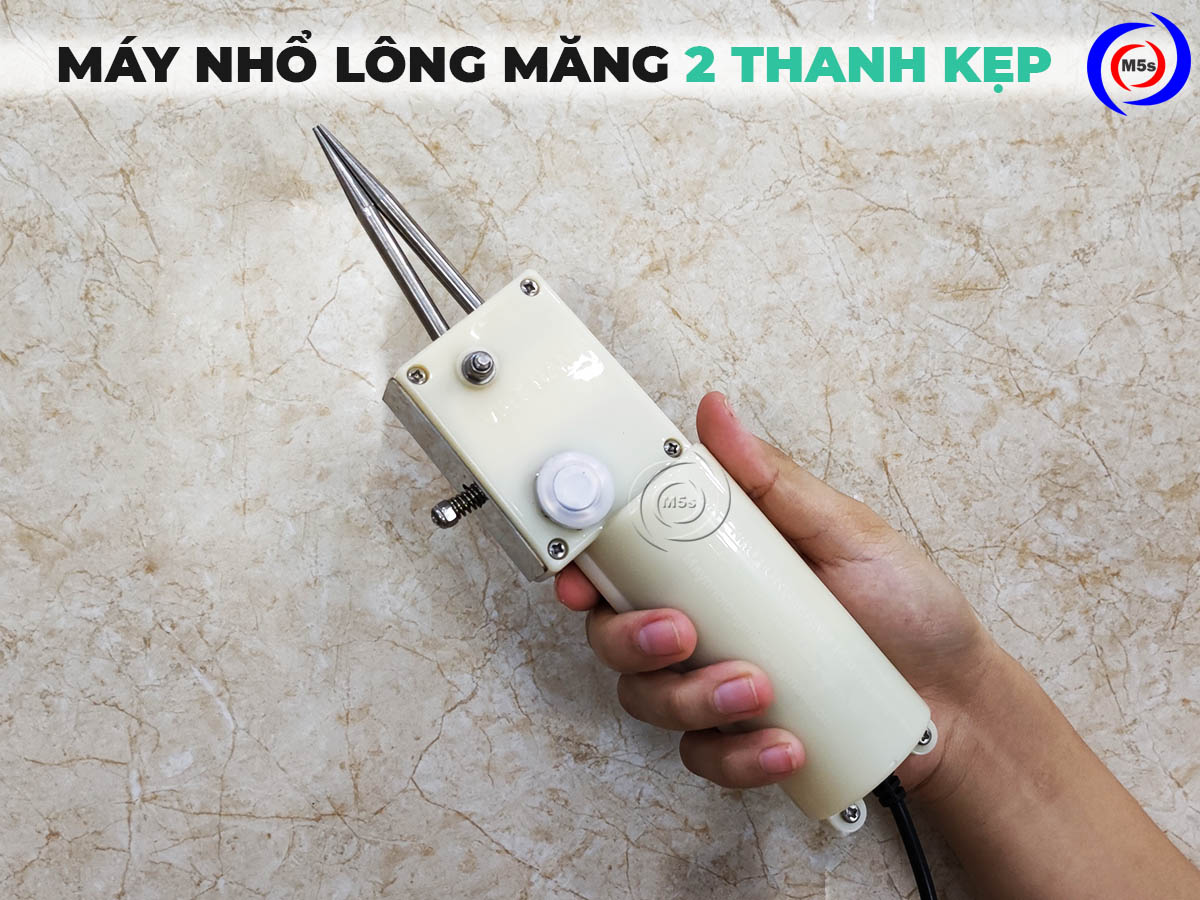 Máy nhổ lông măng cầm tay 2 thanh kẹp 
