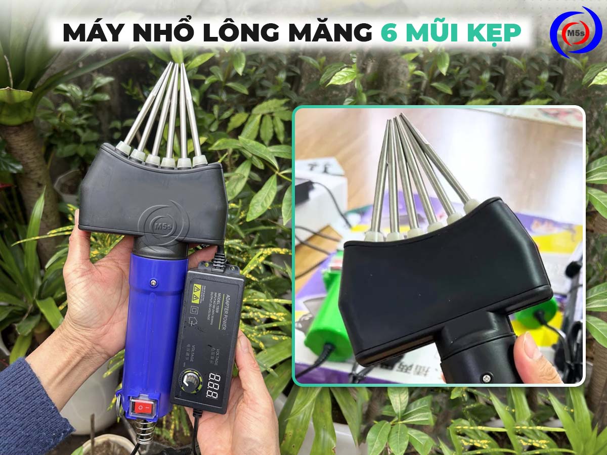 Máy nhổ lông măng vịt 6 thanh kẹp