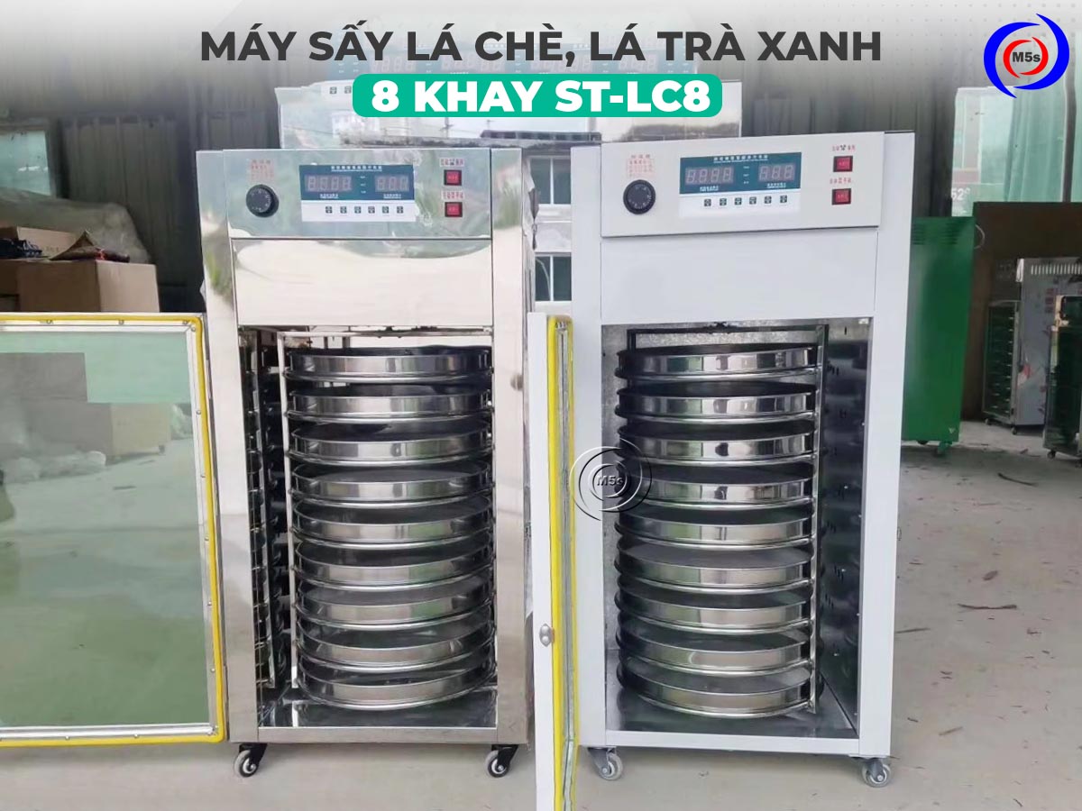 Máy sấy thực phẩm 8 khay ST-LC8 chuyên dùng sấy lá chè Máy sấy thực phẩm 8 khay ST-LC8 chuyên dùng sấy lá chè