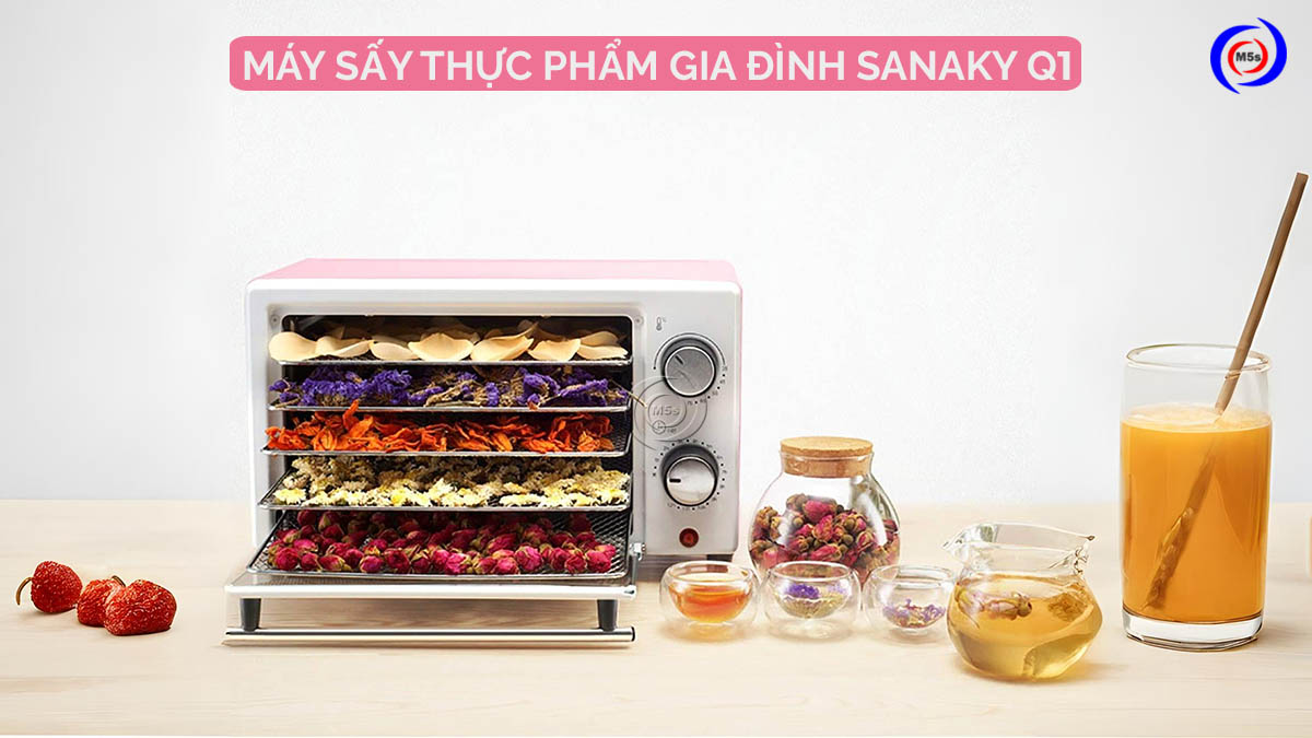 Máy sấy thực phẩm gia đình Sanaky Q1, sấy đa năng